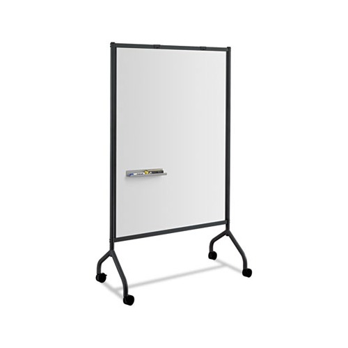 Impromptu Magnetic Whiteboard Collaboration Screen, 42w x 21.5d x 72h, Black/White Impromptu Magnetic Whiteboard Collaboration Screen, 42w x 21.5d x 72h, Black/White