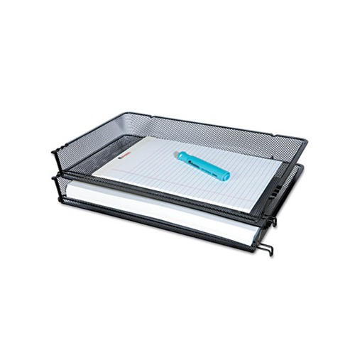 Universal Deluxe Mesh Stacking Side Load Tray - Unv20012 - Shoplet.com