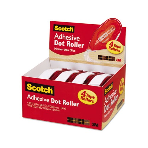 Scotch-brite Double-Sided Adhesive Roller - MMM6055BNS 
