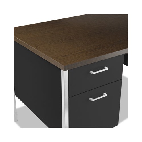 Alera double pedestal steel shop desk metal desk