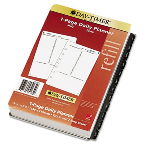DAYTIMER'S INC. OnePagePerDay Classic Refill DTM120101407