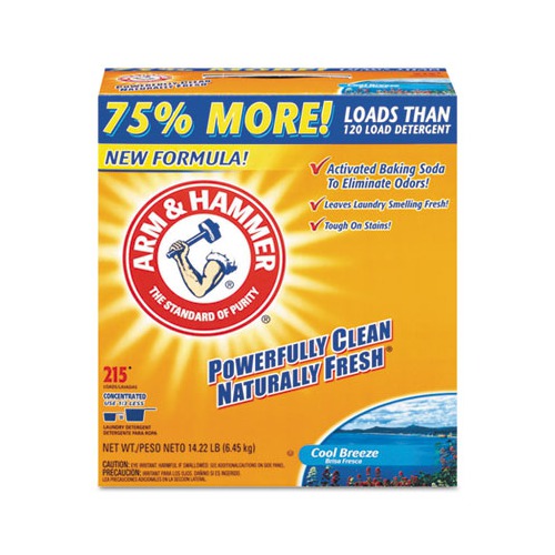 Arm And Hammer Laundry Detergent, 14.22 Lb Box CDC3320006522