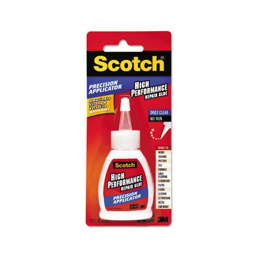 Maximum Strength All-Purpose High-Performance Repair Glue, 1.25 oz, Dries Clear