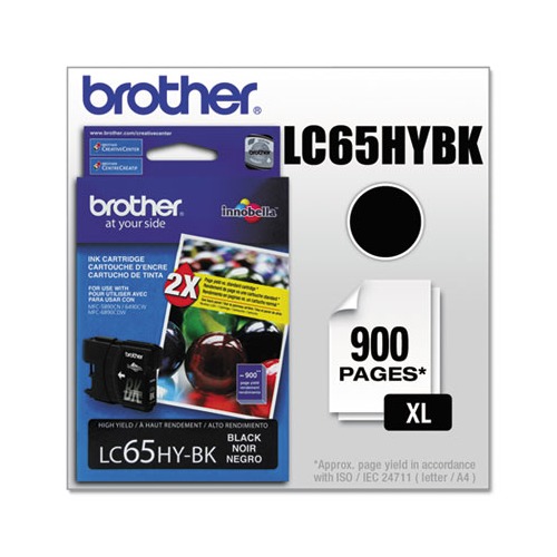 LC65HYBK Innobella High-Yield Ink, 900 Page-Yield, Black