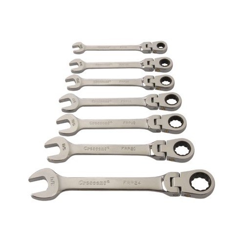 Cooper tools apex Pivot Head Ratcheting Combination Wrench Sets - FRPM7 ...
