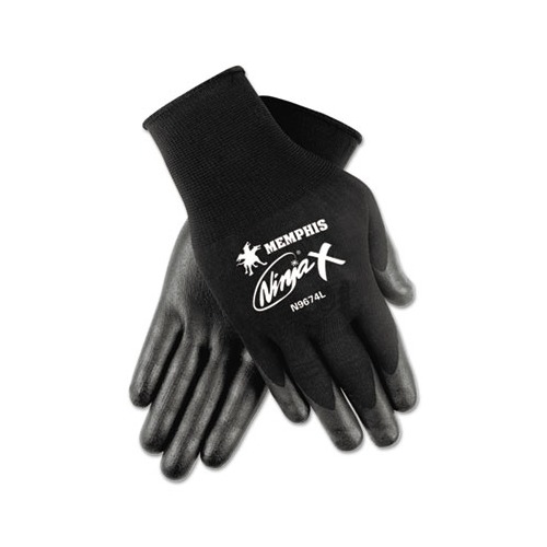 Mcr Safety Ninja x Bi-Polymer Coated Gloves - CRWN9674L - Shoplet.com 