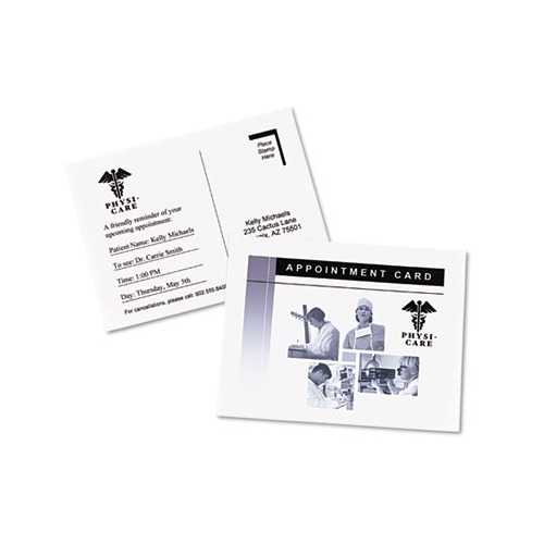 avery glossy postcards