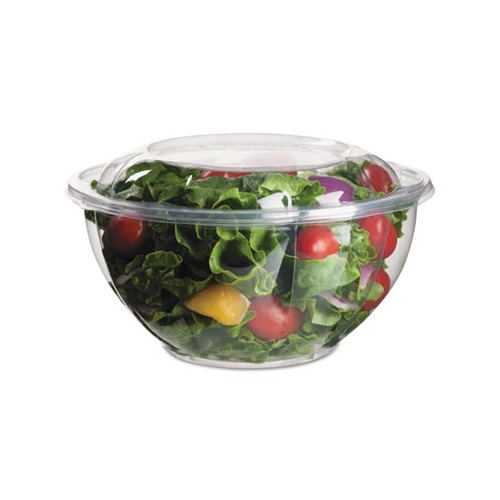 Renewable and Compostable Salad Bowls with Lids by Eco-Products® ECOEPSB32