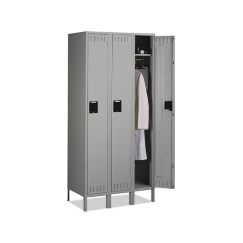 Tennsco Single-Tier Locker with Legs - TNNSTS1218723MG - Shoplet.com