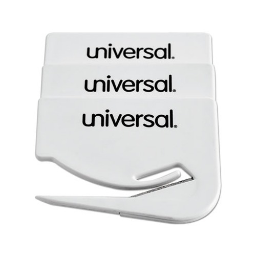 Universal Letter Slitter Hand Letter Opener with Concealed Blade - UNV31803  