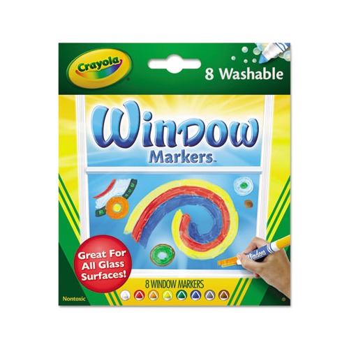 Crayola Washable Window FX Marker - CYO588165 