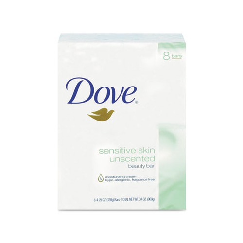 Sensitive Skin Bath Bar, Unscented, 4.5 oz Bar, 8 Bars/Pack, 9 Packs/Carton Sensitive Skin Bath Bar, Unscented, 4.5 oz Bar, 8 Bars/Pack, 9 Packs/Carton