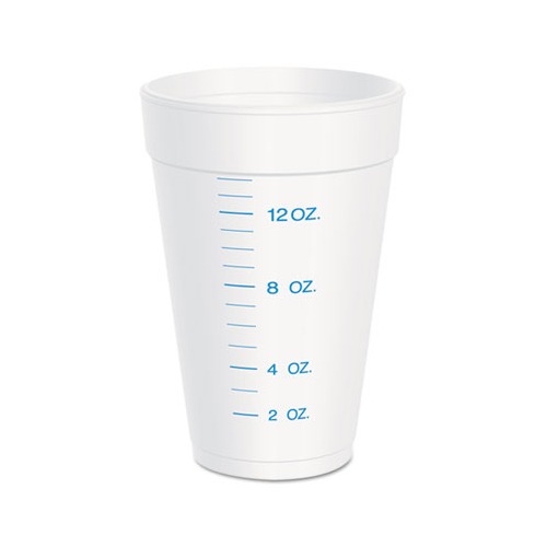Dart 16-Ounce Foam Cups, White - 20 count