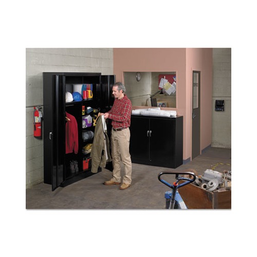 Tennsco Assembled Jumbo Steel Storage Cabinet Tnnj2478subk Shoplet Com