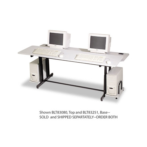 Balt Split Level Computer Training Table Base Blt83251 Shoplet Com
