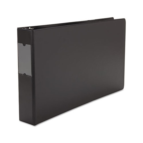 Universal Ledger-Size Round Ring Binder with Label Holder - UNV35421 ...