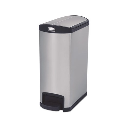 Rubbermaid 13 Gal. Black Step-On Trash Can (2-Pack)