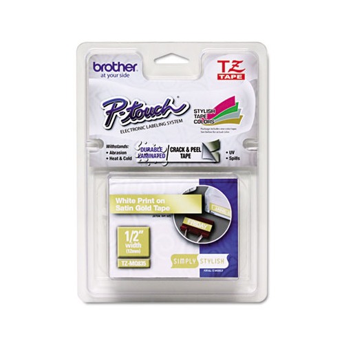 TZ Standard Adhesive Laminated Labeling Tape, 0.47