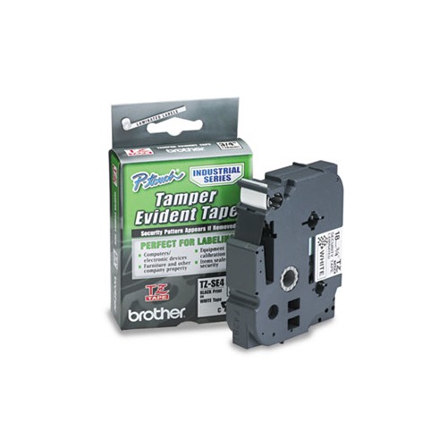 TZ Security Tape Cartridge for P-Touch Labelers, 0.7