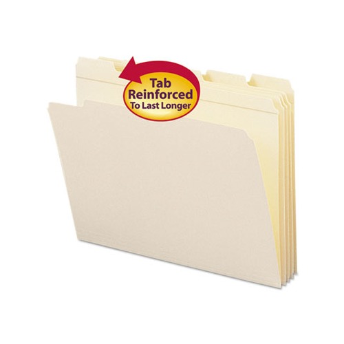 Smead Reinforced Tab Manila File Folders - SMD10356 - Shoplet.com