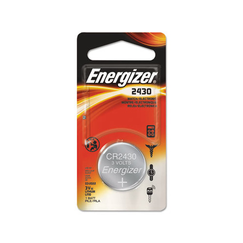 Energizer 2430 Lithium Coin Battery - EVEECR2430BP - Shoplet.com