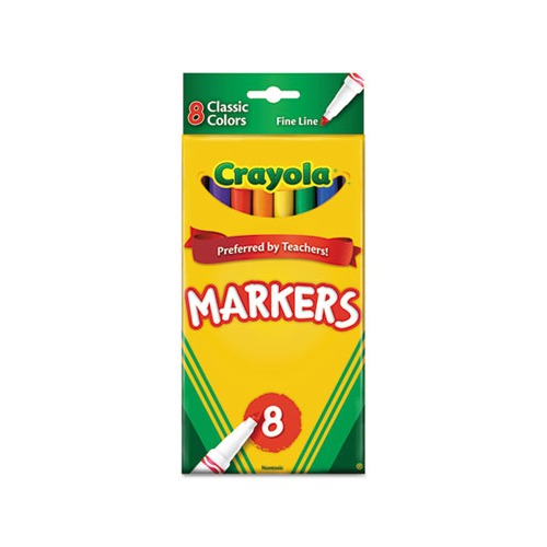 Crayola Non-Washable Marker - CYO587709 