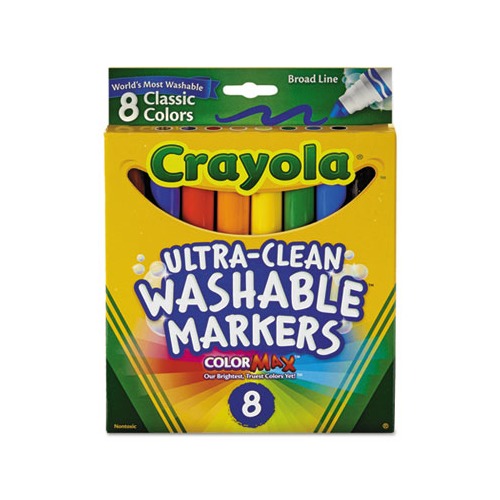 Crayola Ultra-Clean Washable Markers - CYO587808 