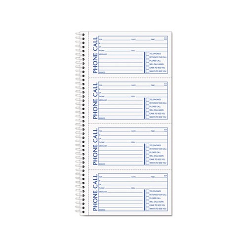 Tops Second Nature Phone Call Book - TOP74620 - Shoplet.com