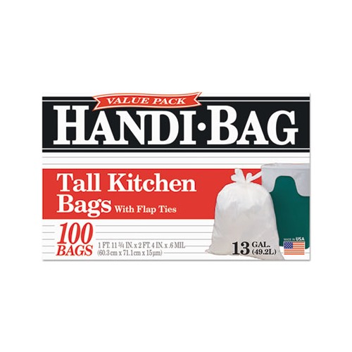 Handi-Bag Flap Tie Tall Kitchen Bags