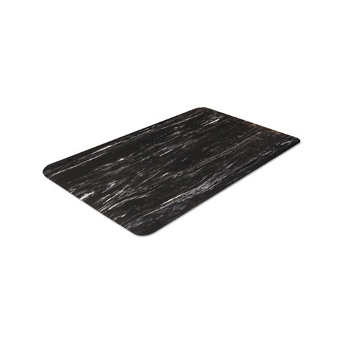 Crown Cushion-Step Marbleized Rubber Mat - CWNCU2436BK - Shoplet.com