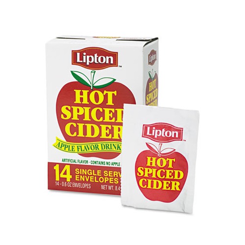 Lipton Hot Spiced Cider 0 5 Oz Packets 14 Packets Box Lip765