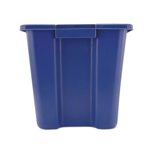 Rubbermaid 18 Gallon Blue Stacking Recycle Bin