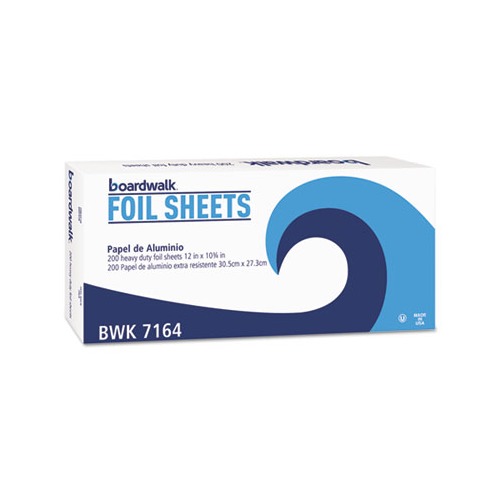 Heavy-Duty Aluminum Foil Pop-Up Sheets by Boardwalk® BWK7164