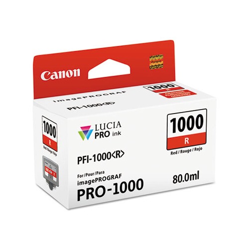 0554C002 (PFI-1000) Lucia Pro Ink, Red 0554C002 (PFI-1000) Lucia Pro Ink, Red
