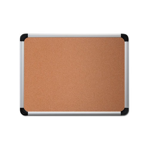 Universal Cork Board with Aluminum Frame - UNV43713 - Shoplet.com