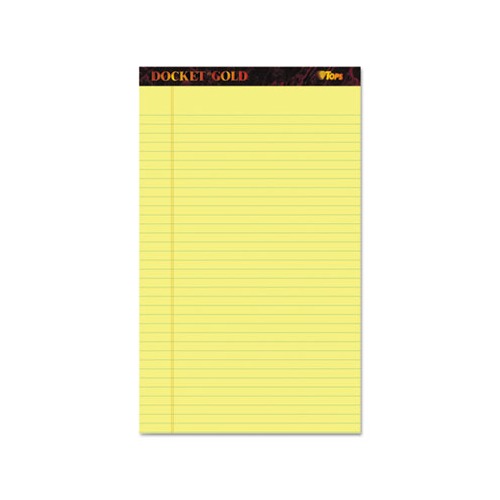 Tops Docket Gold Ruled Perforated Pads TOP63980