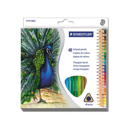 Staedtler Triangular Colored Pencil Set STD1270C48A6