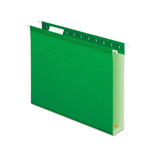 MERGE documents グリーン Pendaflex Extra Capacity Reinforced Hanging File Folders with Box