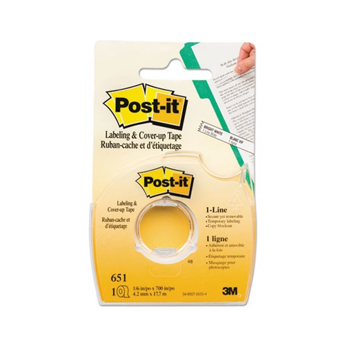 Postit Labeling CoverUp Tape MMM651