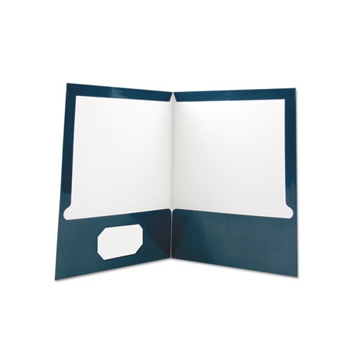 Universal Laminated TwoPocket Folder UNV56418
