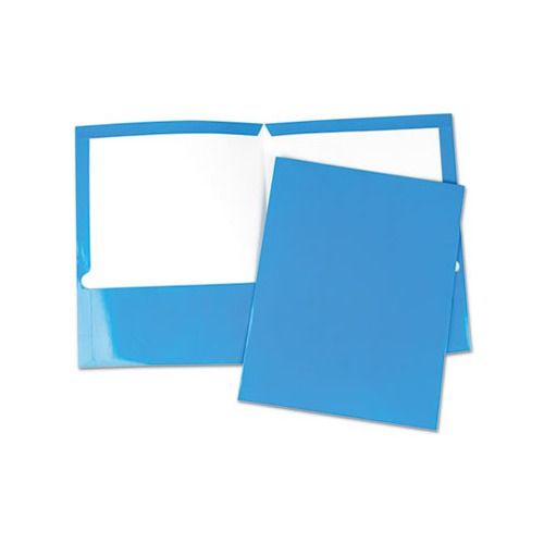 Universal Laminated Two-Pocket Folder - UNV56419 - Shoplet.com