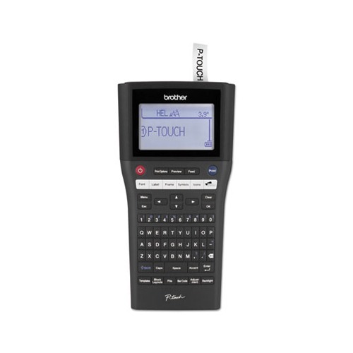 PT-H500LI Rechargeable Take-It-Anywhere Labeler with PC-Connectivity, 30 mm/s Print Speed, 4.8 x 9.7 x 3.5