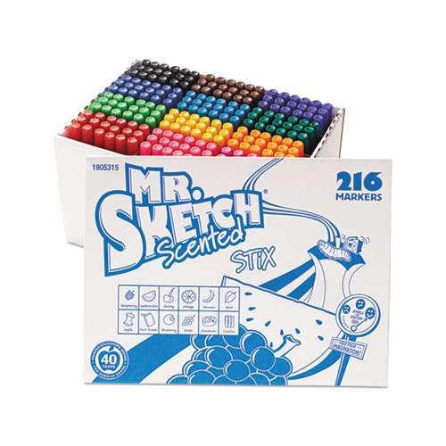  Mr. Sketch Scented Markers and Crayons Set : Office Products