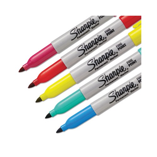 Sharpie Permanent Marker, Ultra Fine Point, Supersonic Yellow, Each