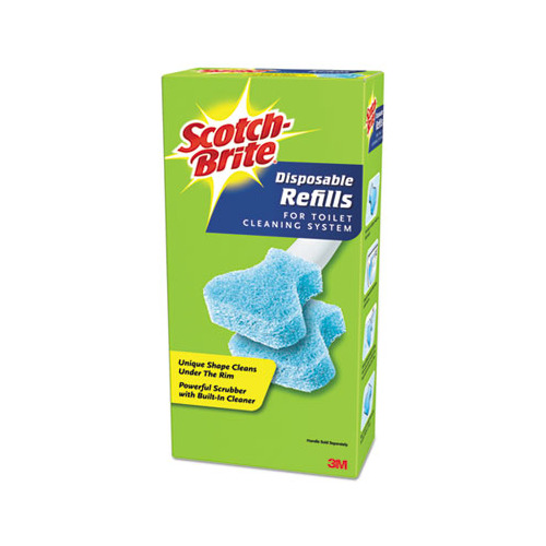Scotch Brite Disposable Toilet Scrubber Refills Removes Rust Hard Water  Stains