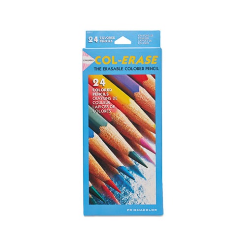 Prismacolor Col-Erase Pencil with Eraser, 0.7 mm, 2B (#1), Green