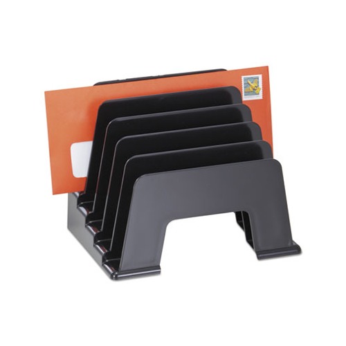 Recycled Plastic Incline Sorter, 5 Sections, DL to A5 Size Files, 8