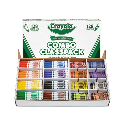 Crayola Crayons and Markers Combo Classpack - CYO523349 