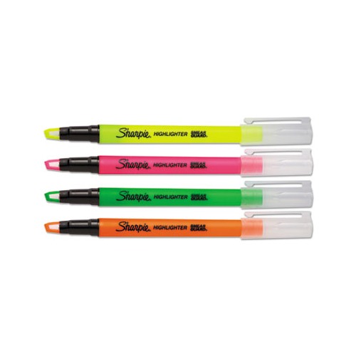Sharpie Clear View Highlighter, Pocket Highlighter, Assorted, 8 Count