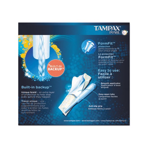 PGC71127 - Tampax Pearl Regular Tampons - Plastic Applicator - 36